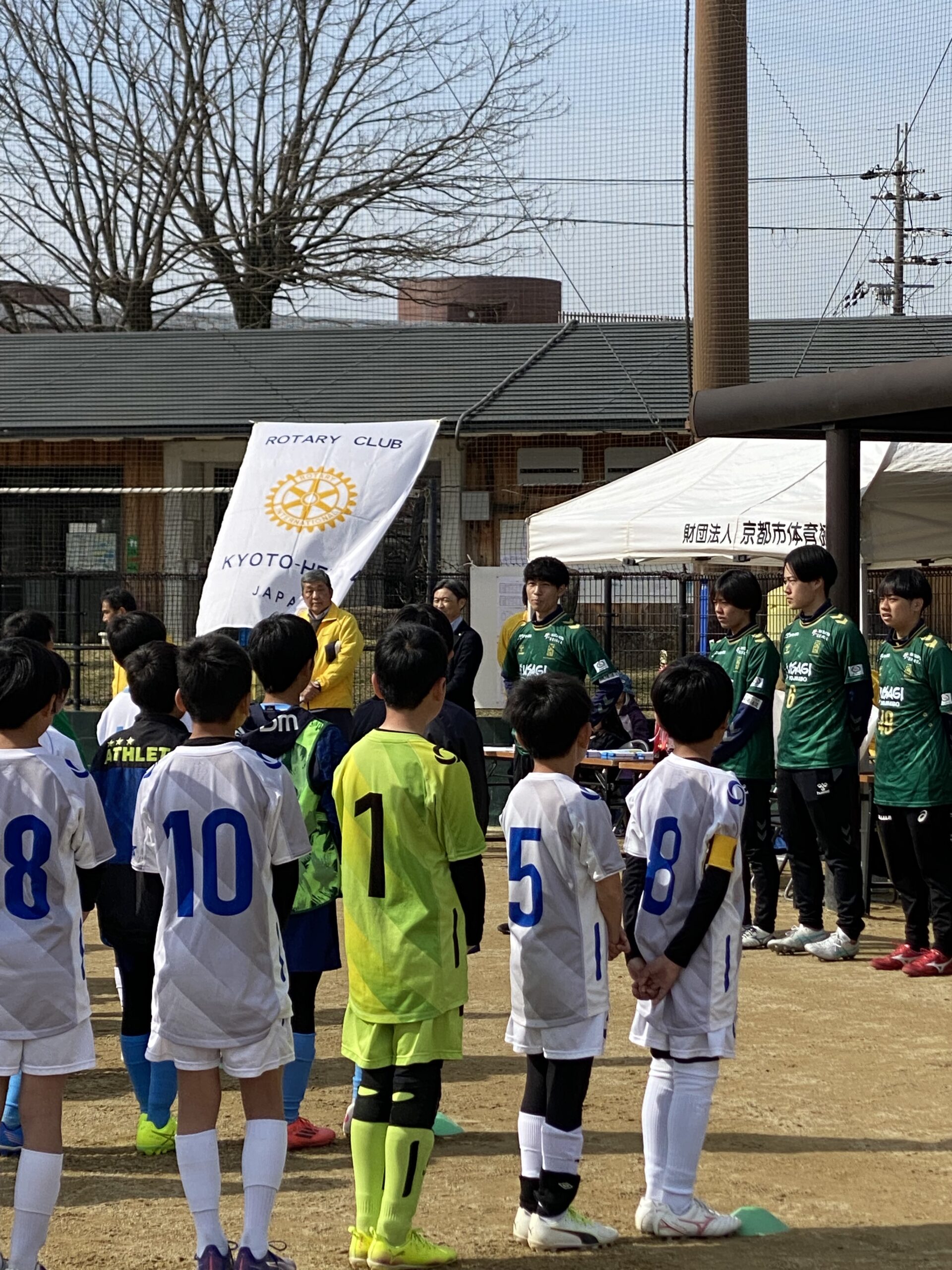 ロータリークラブと連携した子ども向けサッカー教室